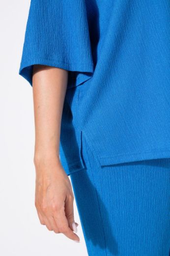 Moda za polnejše Bluza polu rukava na kopčanje plus velikost, xxl, Ulla Popken in Johann Popken (JP1880)