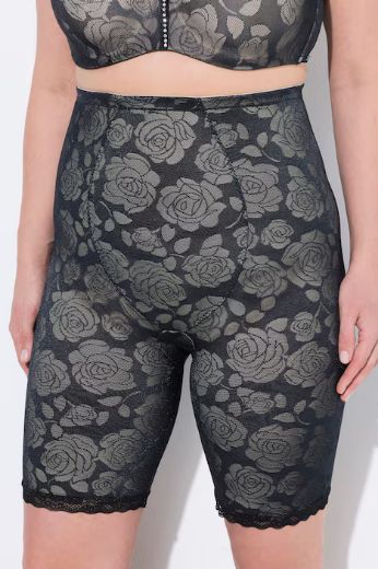 Moda za polnejše Gaće visokog struka produženih nogavica s dodatkom čipke plus velikost, xxl, Ulla Popken in Johann Popken (JP1880)