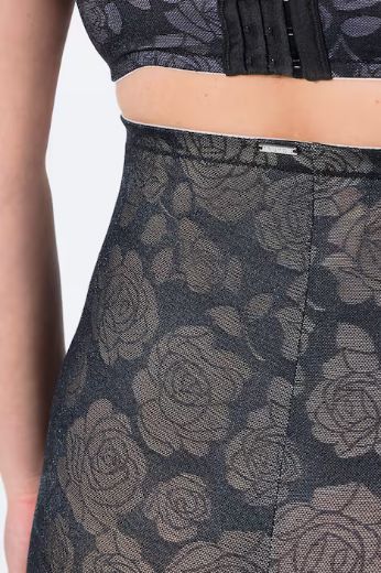 Moda za polnejše Gaće visokog struka produženih nogavica s dodatkom čipke plus velikost, xxl, Ulla Popken in Johann Popken (JP1880)