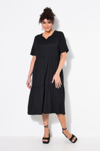 Moda za polnejše Haljina midi A kroja plus velikost, xxl, Ulla Popken in Johann Popken (JP1880)