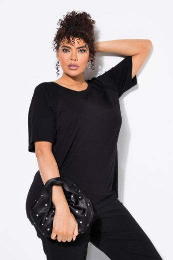 Moda za polnejše Majica kratkih rukava okruglog ovratnika plus velikost, xxl, Ulla Popken in Johann Popken (JP1880)