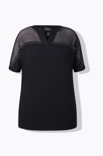 Moda za polnejše Majica kratkih rukava šireg kroja plus velikost, xxl, Ulla Popken in Johann Popken (JP1880)
