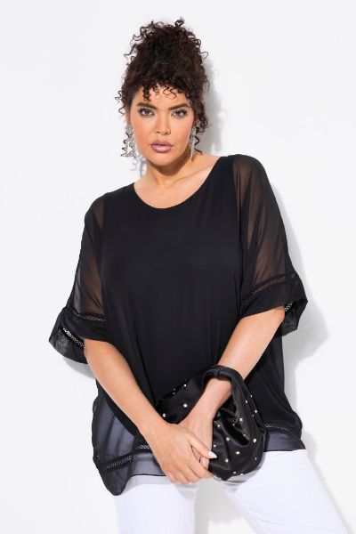 Slika Bluza 3/4 rukava okruglog ovratnika