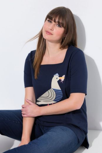 Moda za polnejše Majica kratkih rukava A kroja plus velikost, xxl, Ulla Popken in Johann Popken (JP1880)