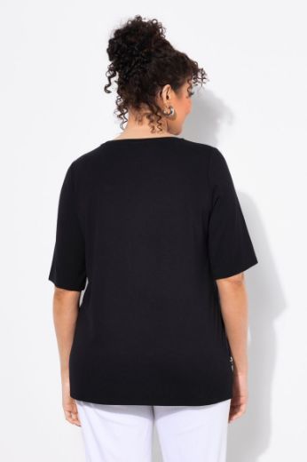 Moda za polnejše Majica kratkih rukava okruglog ovratnika plus velikost, xxl, Ulla Popken in Johann Popken (JP1880)
