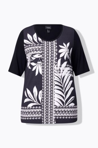 Moda za polnejše Majica kratkih rukava okruglog ovratnika plus velikost, xxl, Ulla Popken in Johann Popken (JP1880)