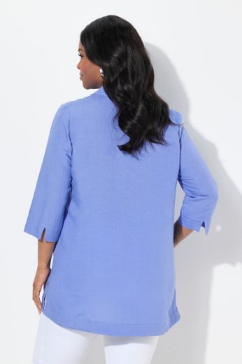 Moda za polnejše Bluza 3/4 rukava A kroja plus velikost, xxl, Ulla Popken in Johann Popken (JP1880)