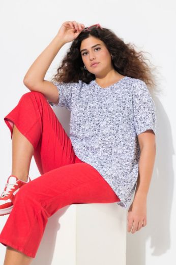 Moda za polnejše Majica kratkih rukava V ovratnika plus velikost, xxl, Ulla Popken in Johann Popken (JP1880)