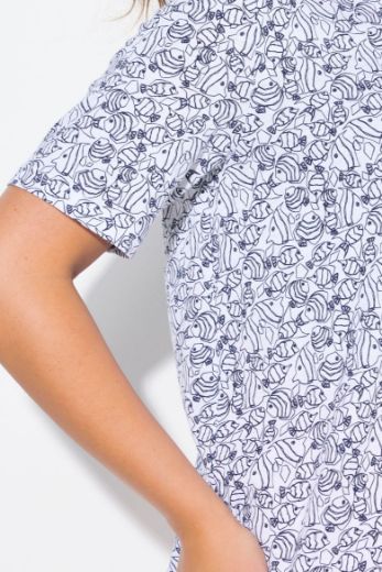 Moda za polnejše Majica kratkih rukava V ovratnika plus velikost, xxl, Ulla Popken in Johann Popken (JP1880)