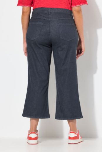 Moda za polnejše Traperice skraćenih širokih nogavica plus velikost, xxl, Ulla Popken in Johann Popken (JP1880)