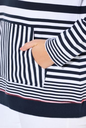 Moda za polnejše Majica dugih rukava s kapuljačom plus velikost, xxl, Ulla Popken in Johann Popken (JP1880)