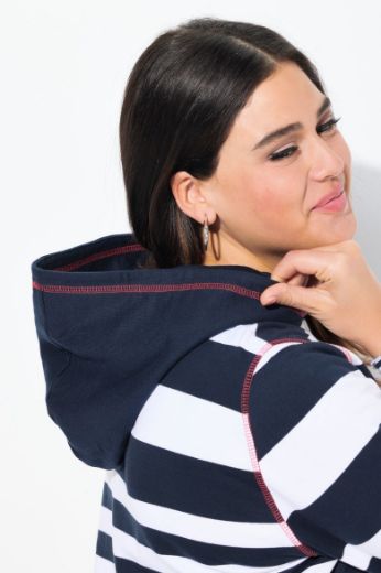 Moda za polnejše Majica dugih rukava s kapuljačom plus velikost, xxl, Ulla Popken in Johann Popken (JP1880)