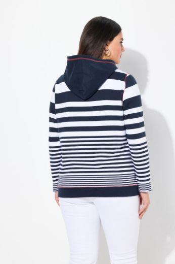 Moda za polnejše Majica dugih rukava s kapuljačom plus velikost, xxl, Ulla Popken in Johann Popken (JP1880)
