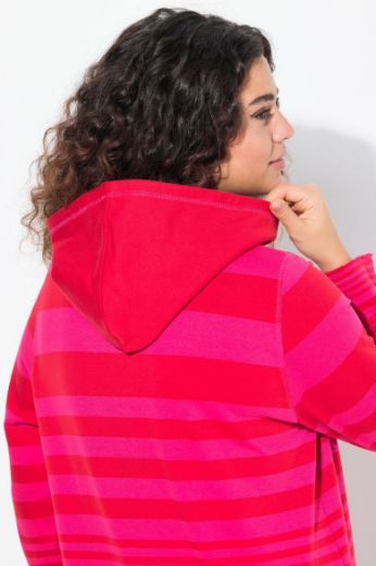 Moda za polnejše Majica dugih rukava s kapuljačom plus velikost, xxl, Ulla Popken in Johann Popken (JP1880)