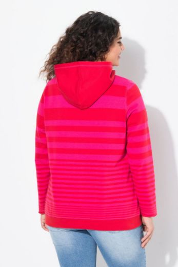 Moda za polnejše Majica dugih rukava s kapuljačom plus velikost, xxl, Ulla Popken in Johann Popken (JP1880)