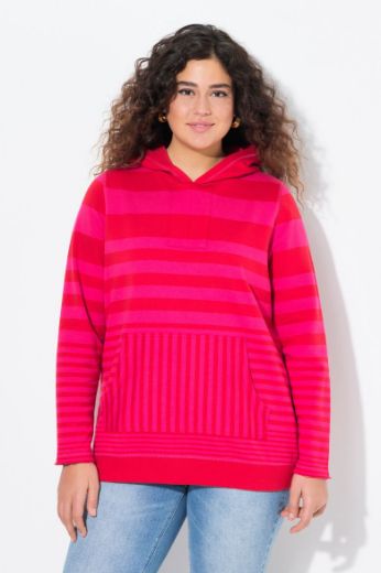 Moda za polnejše Majica dugih rukava s kapuljačom plus velikost, xxl, Ulla Popken in Johann Popken (JP1880)