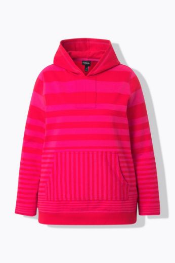 Moda za polnejše Majica dugih rukava s kapuljačom plus velikost, xxl, Ulla Popken in Johann Popken (JP1880)