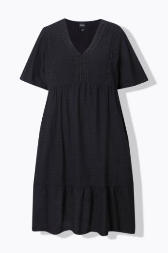 Moda za polnejše Haljina midi A kroja plus velikost, xxl, Ulla Popken in Johann Popken (JP1880)