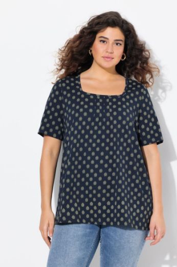 Moda za polnejše Majica kratkih rukava A kroja plus velikost, xxl, Ulla Popken in Johann Popken (JP1880)