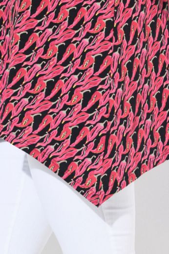 Moda za polnejše Majica kratkih rukava V ovratnika plus velikost, xxl, Ulla Popken in Johann Popken (JP1880)