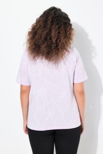 Moda za polnejše Majica kratkih rukava V ovratnika plus velikost, xxl, Ulla Popken in Johann Popken (JP1880)