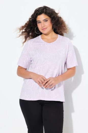 Moda za polnejše Majica kratkih rukava V ovratnika plus velikost, xxl, Ulla Popken in Johann Popken (JP1880)