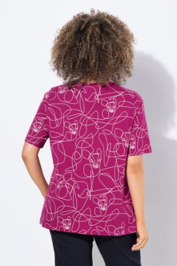 Moda za polnejše Majica kratkih rukava V ovratnika plus velikost, xxl, Ulla Popken in Johann Popken (JP1880)