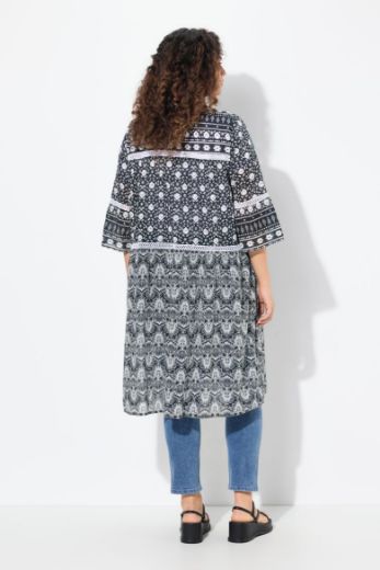 Moda za polnejše Bluza 3/4 rukava dužeg kroja plus velikost, xxl, Ulla Popken in Johann Popken (JP1880)