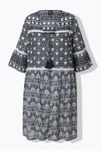 Moda za polnejše Bluza 3/4 rukava dužeg kroja plus velikost, xxl, Ulla Popken in Johann Popken (JP1880)