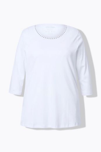 Moda za polnejše Majica 3/4 rukava A kroja plus velikost, xxl, Ulla Popken in Johann Popken (JP1880)