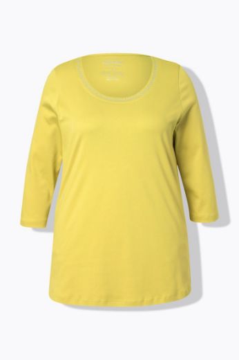 Moda za polnejše Majica 3/4 rukava A kroja plus velikost, xxl, Ulla Popken in Johann Popken (JP1880)