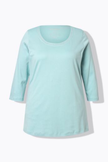 Moda za polnejše Majica 3/4 rukava A kroja plus velikost, xxl, Ulla Popken in Johann Popken (JP1880)