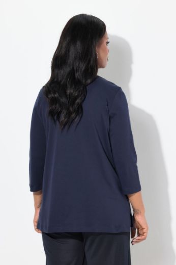 Moda za polnejše Majica 3/4 rukava A kroja plus velikost, xxl, Ulla Popken in Johann Popken (JP1880)