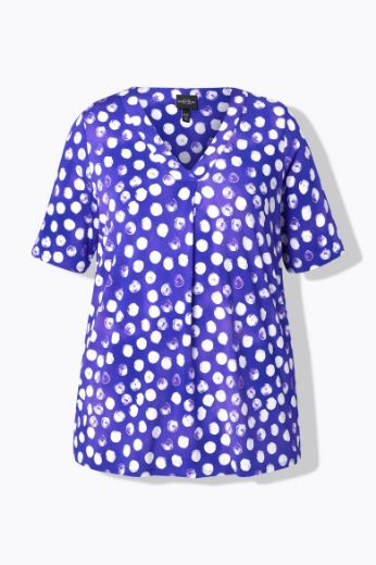 Moda za polnejše Majica kratkih rukava V ovratnika plus velikost, xxl, Ulla Popken in Johann Popken (JP1880)