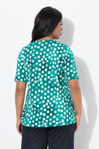 Moda za polnejše Majica kratkih rukava V ovratnika plus velikost, xxl, Ulla Popken in Johann Popken (JP1880)