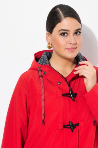 Moda za polnejše Jakna s kapuljačom vodootporna plus velikost, xxl, Ulla Popken in Johann Popken (JP1880)