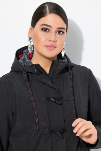 Moda za polnejše Jakna s kapuljačom vodootporna plus velikost, xxl, Ulla Popken in Johann Popken (JP1880)