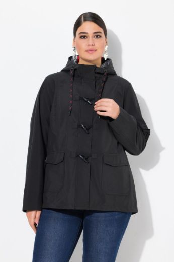 Moda za polnejše Jakna s kapuljačom vodootporna plus velikost, xxl, Ulla Popken in Johann Popken (JP1880)
