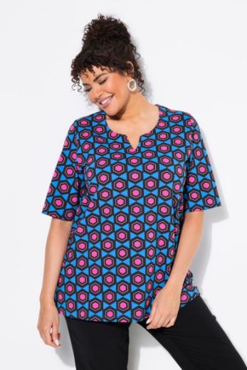 Moda za polnejše Majica kratkih rukava A kroja plus velikost, xxl, Ulla Popken in Johann Popken (JP1880)