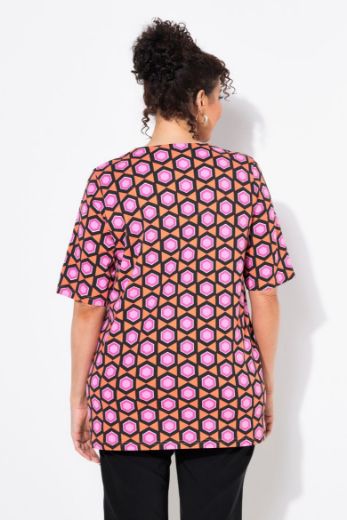 Moda za polnejše Majica kratkih rukava A kroja plus velikost, xxl, Ulla Popken in Johann Popken (JP1880)