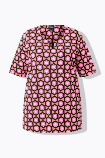 Moda za polnejše Majica kratkih rukava A kroja plus velikost, xxl, Ulla Popken in Johann Popken (JP1880)