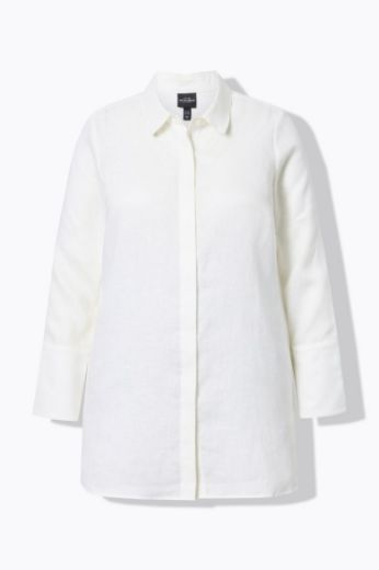 Moda za polnejše Bluza lanena dužeg kroja plus velikost, xxl, Ulla Popken in Johann Popken (JP1880)
