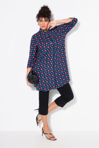 Moda za polnejše Bluza 3/4 rukava dužeg A kroja plus velikost, xxl, Ulla Popken in Johann Popken (JP1880)