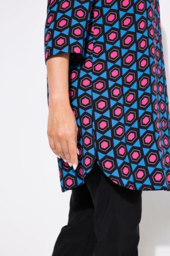 Moda za polnejše Bluza 3/4 rukava dužeg A kroja plus velikost, xxl, Ulla Popken in Johann Popken (JP1880)