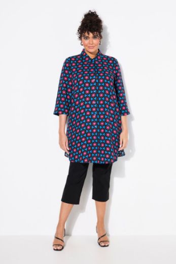 Moda za polnejše Bluza 3/4 rukava dužeg A kroja plus velikost, xxl, Ulla Popken in Johann Popken (JP1880)