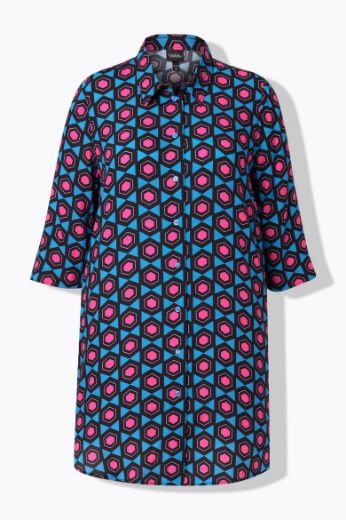 Moda za polnejše Bluza 3/4 rukava dužeg A kroja plus velikost, xxl, Ulla Popken in Johann Popken (JP1880)