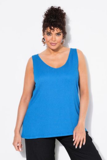 Moda za polnejše Top bez rukava V ovratnika plus velikost, xxl, Ulla Popken in Johann Popken (JP1880)