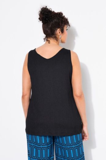Moda za polnejše Top bez rukava V ovratnika plus velikost, xxl, Ulla Popken in Johann Popken (JP1880)