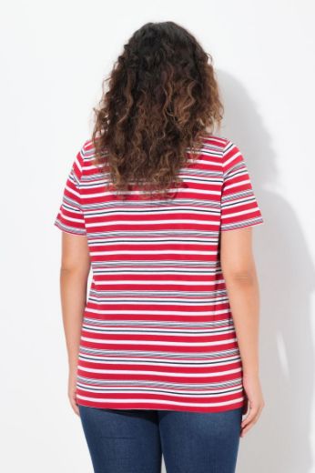 Moda za polnejše Majica kratkih rukava V ovratnika plus velikost, xxl, Ulla Popken in Johann Popken (JP1880)