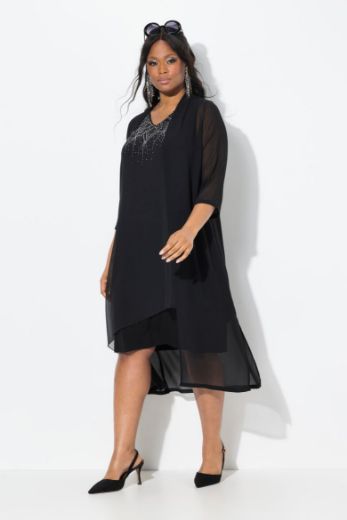Moda za polnejše Bluza 3/4 rukava dužeg kroja plus velikost, xxl, Ulla Popken in Johann Popken (JP1880)